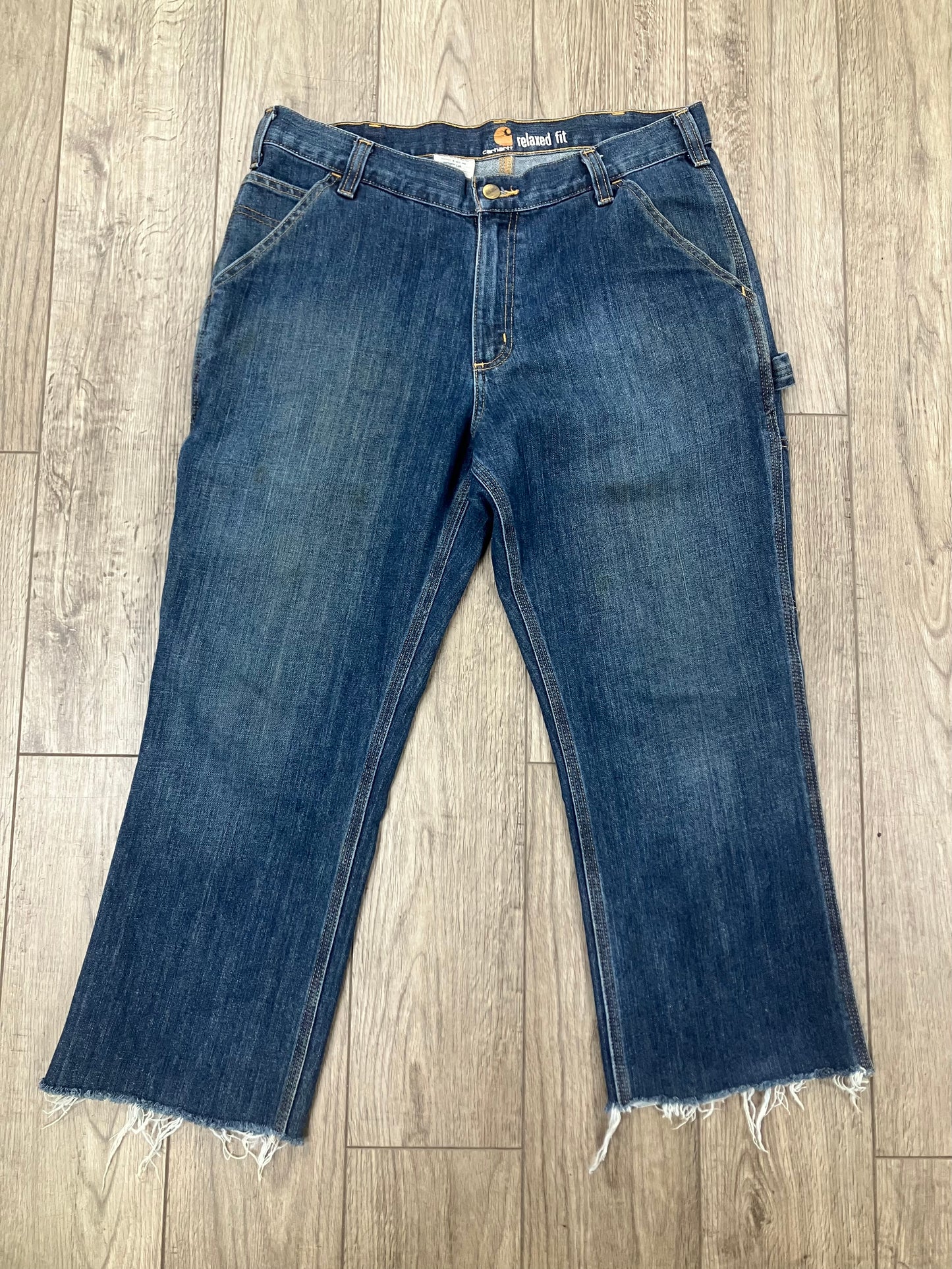 Carhartt Cut Hem Carpenter Jeans 34x30