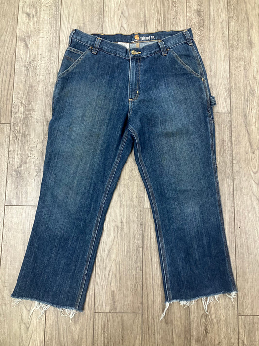 Carhartt Cut Hem Carpenter Jeans 34x30