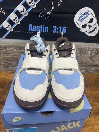 9.5 - Nike Zoom Field Jaxx Travis Scott blue New