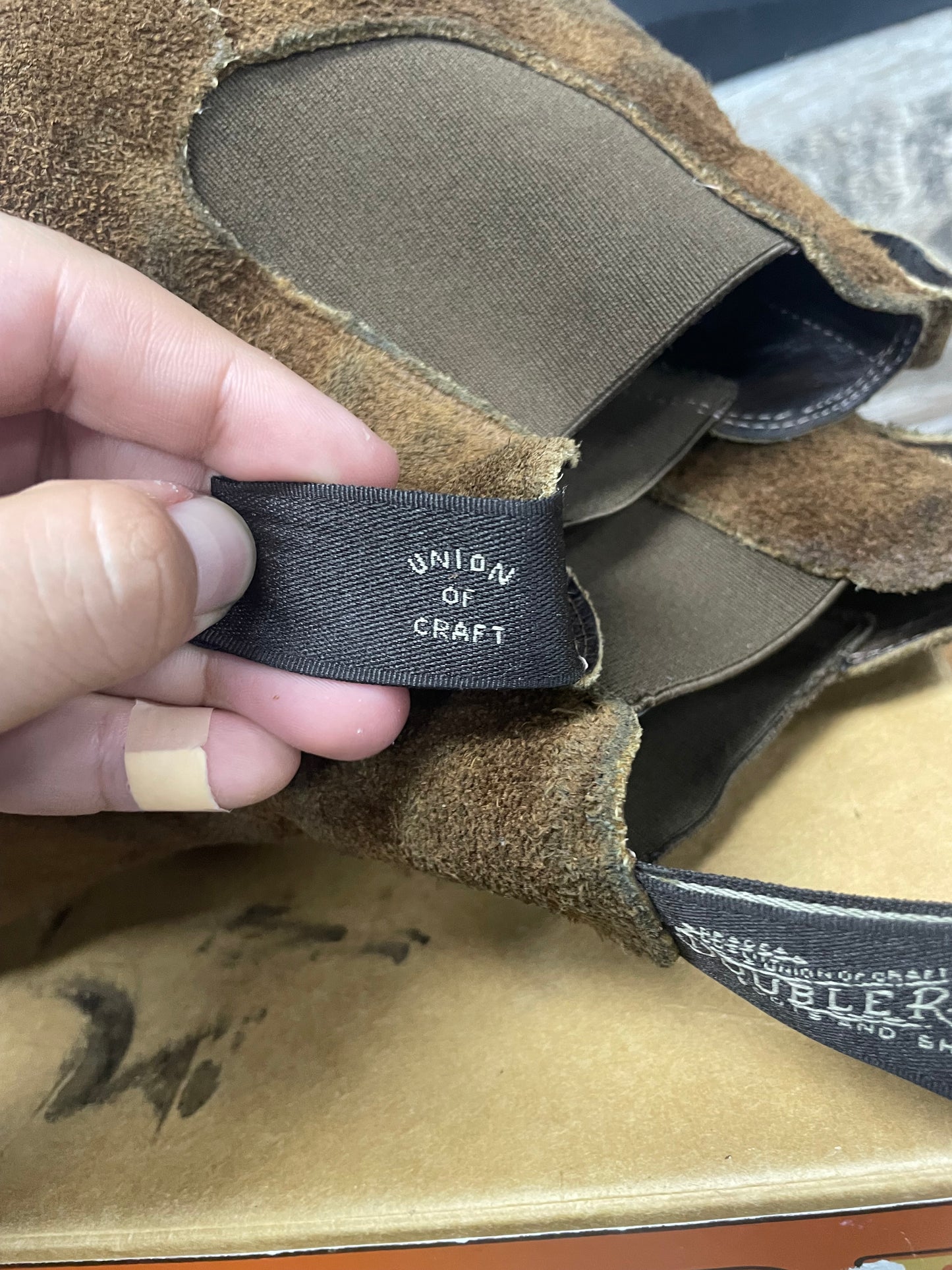 11 - Ralph Lauren Double RL (RRL)Roughout Seude Congress Chelsea boots