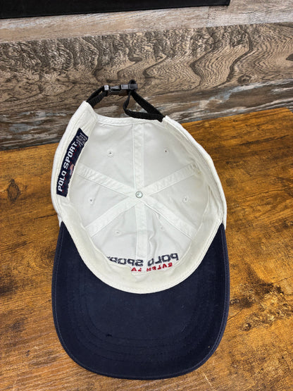 OS - Vintage Polo Sport Ralph Lauren White Hat