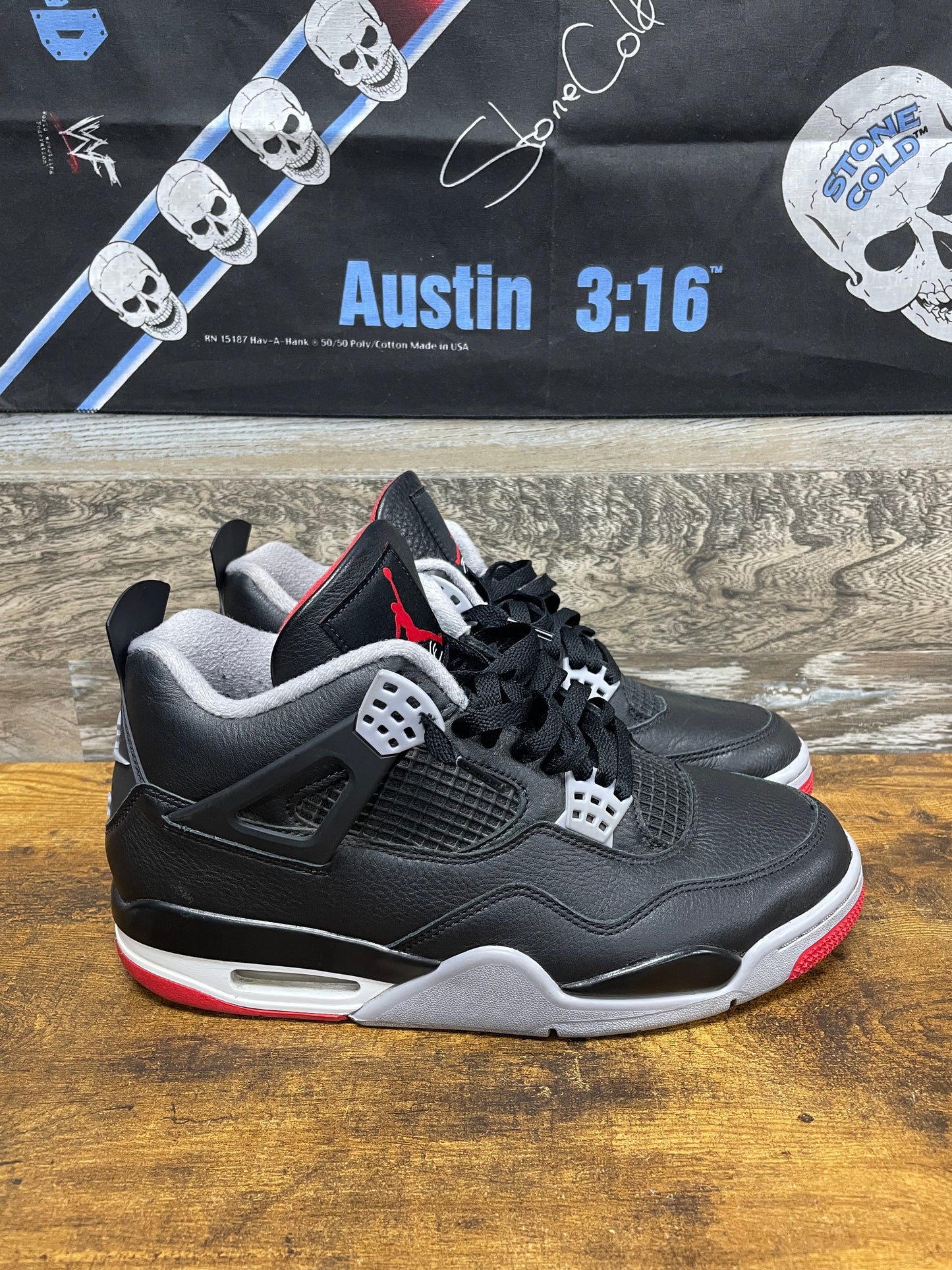 Air Jordan 4 Retro Bred Reimagined  9.5