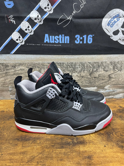Air Jordan 4 Retro Bred Reimagined  9.5