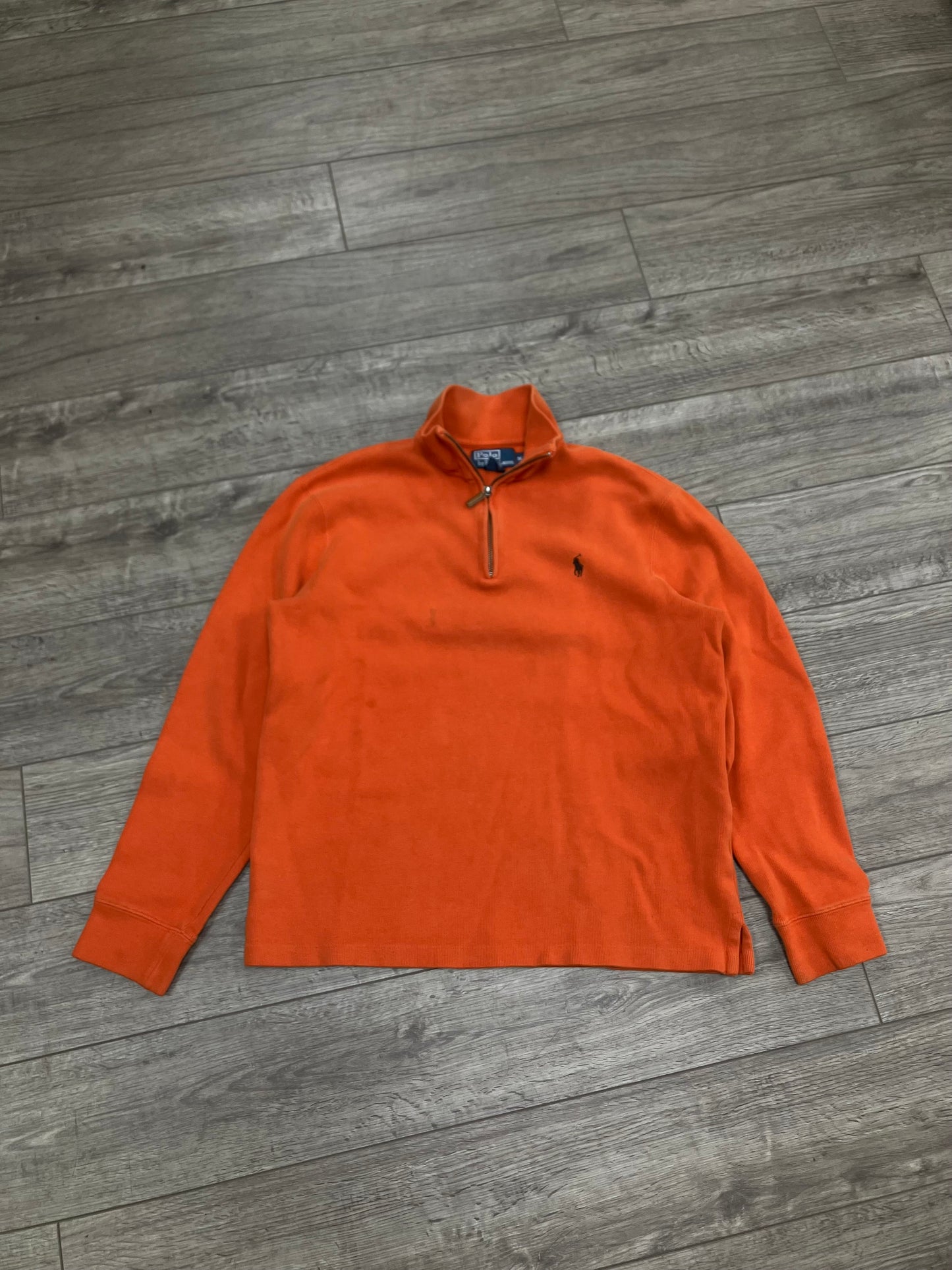 M - Polo Ralph Lauren orange quarter-zip