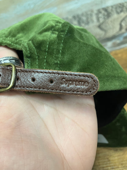 OS - Supreme Green Velvet Cap