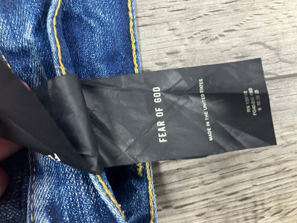 31 - Fear Of God Seventh Collection Dark Washed Jeans