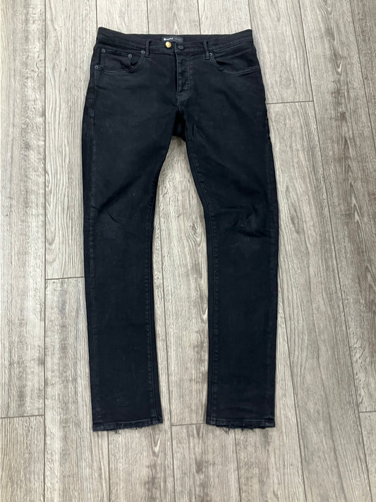 34 - Purple Brand Black Skinny Jeans