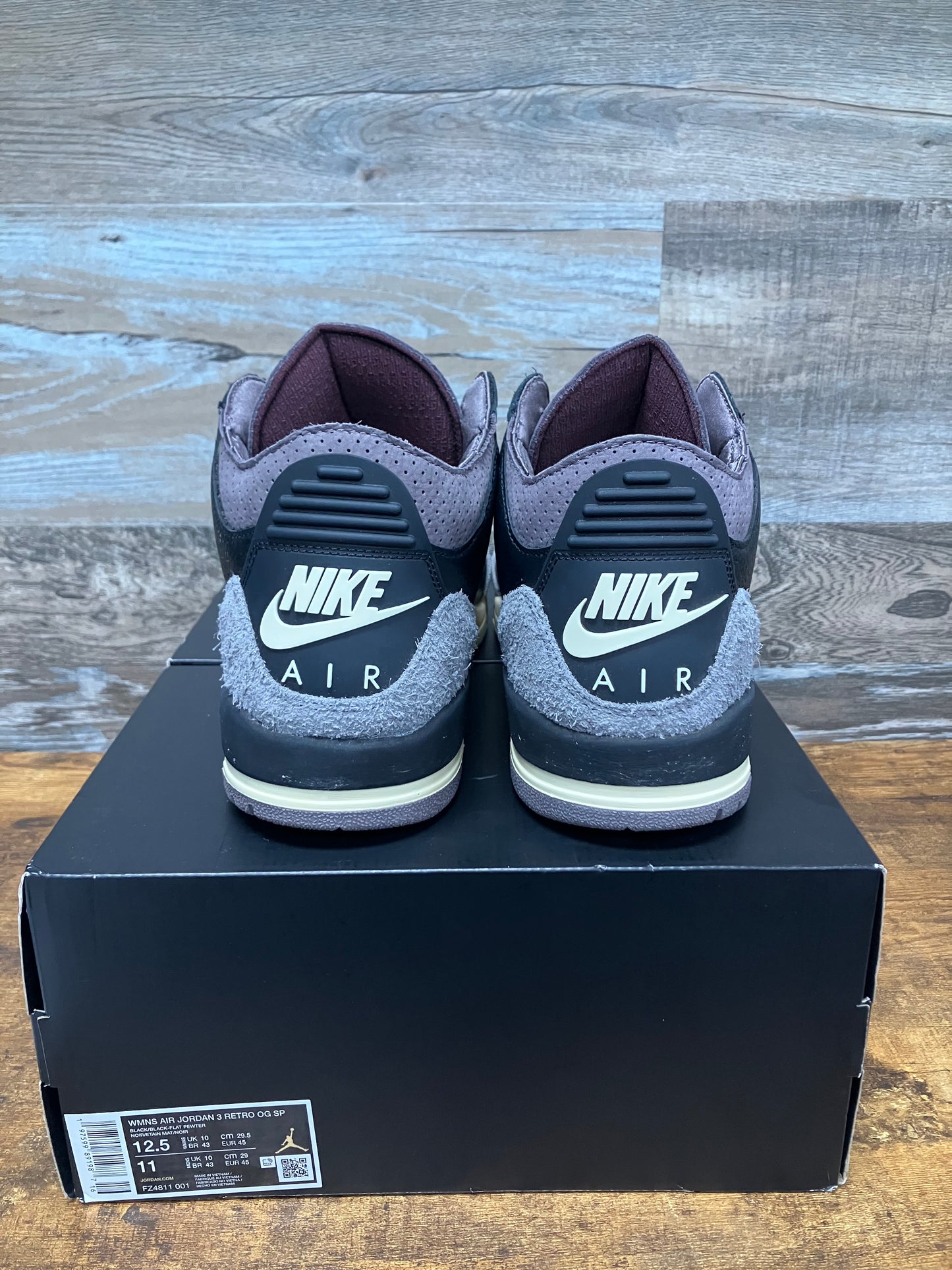 Jordan 3 A Ma Maniere WYWS Size 12.5W/11M