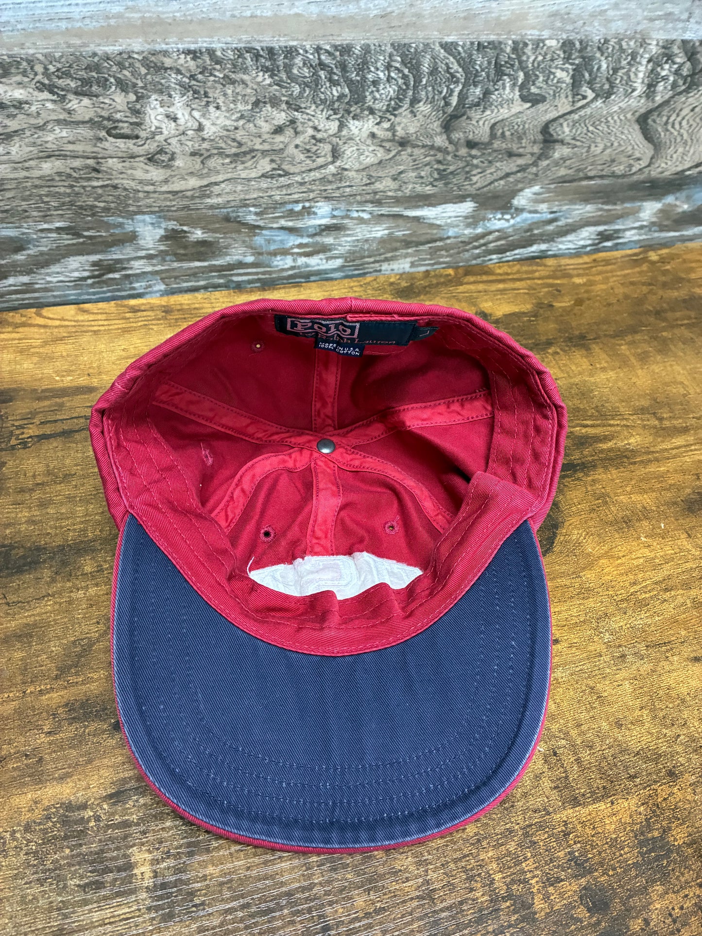 OS - Vintage Polo Ralph Lauren USA Red Hat