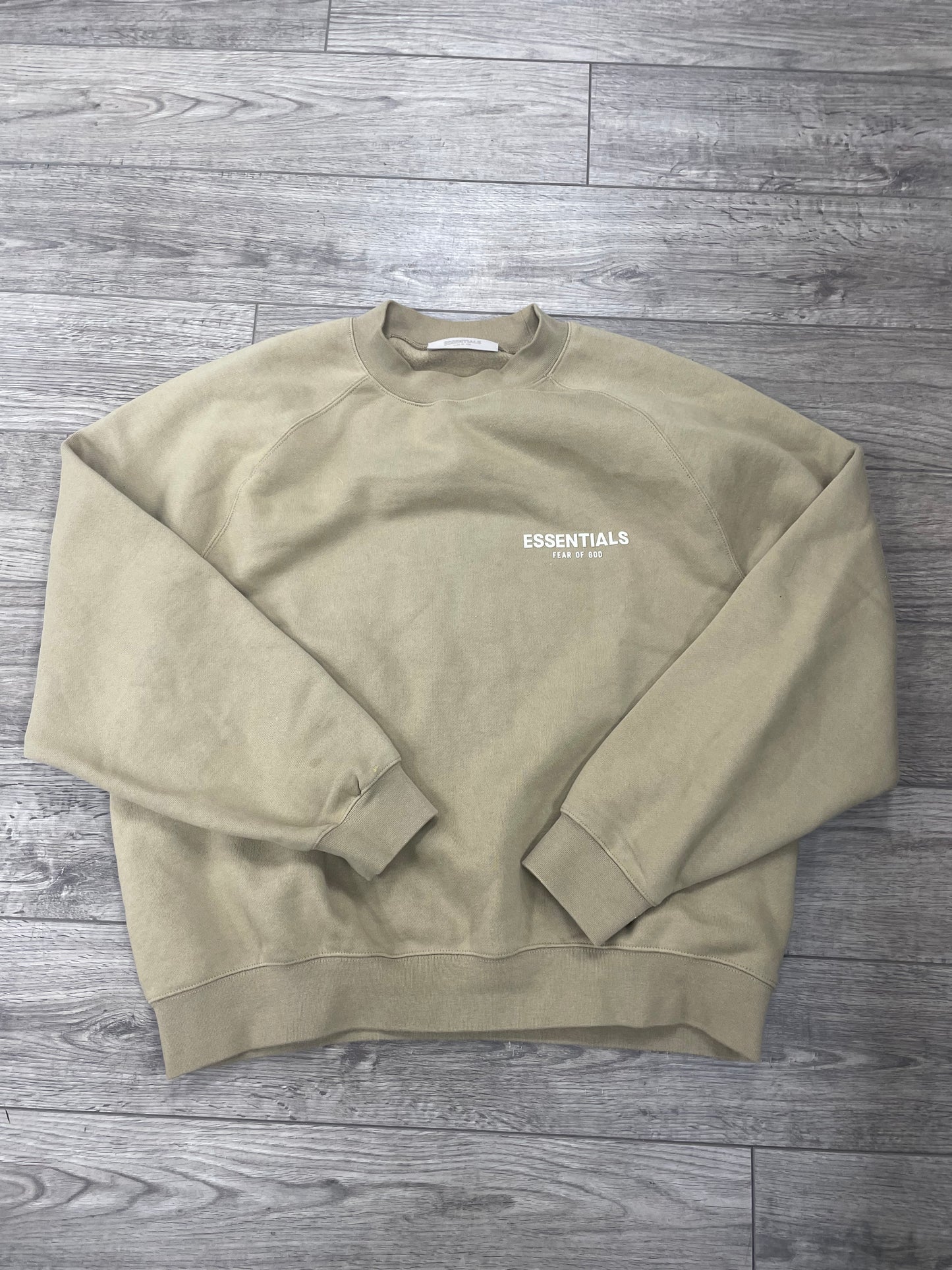 Essentials Fear of God Beige Crewneck Size Medium