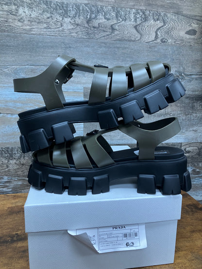 Prada Monolith Cage Sandal Size 44/11