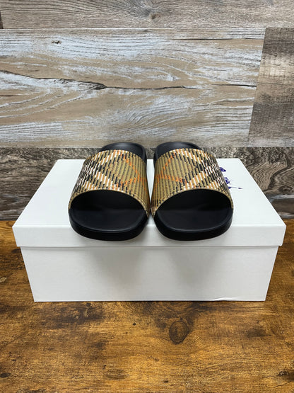 Burberry Check Dive Slides 7