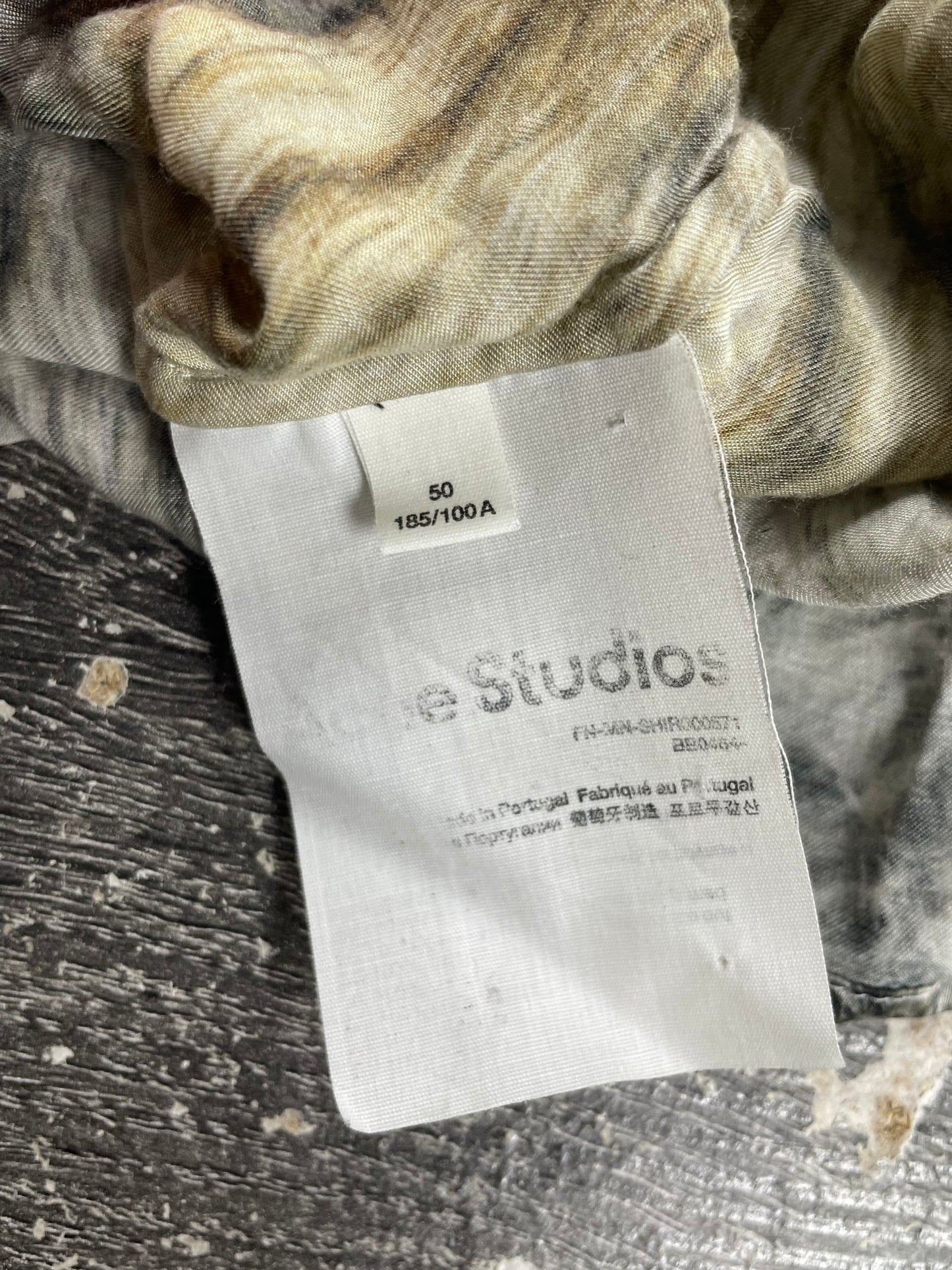 Acne Studios Printed Satin Size 50(2XL)
