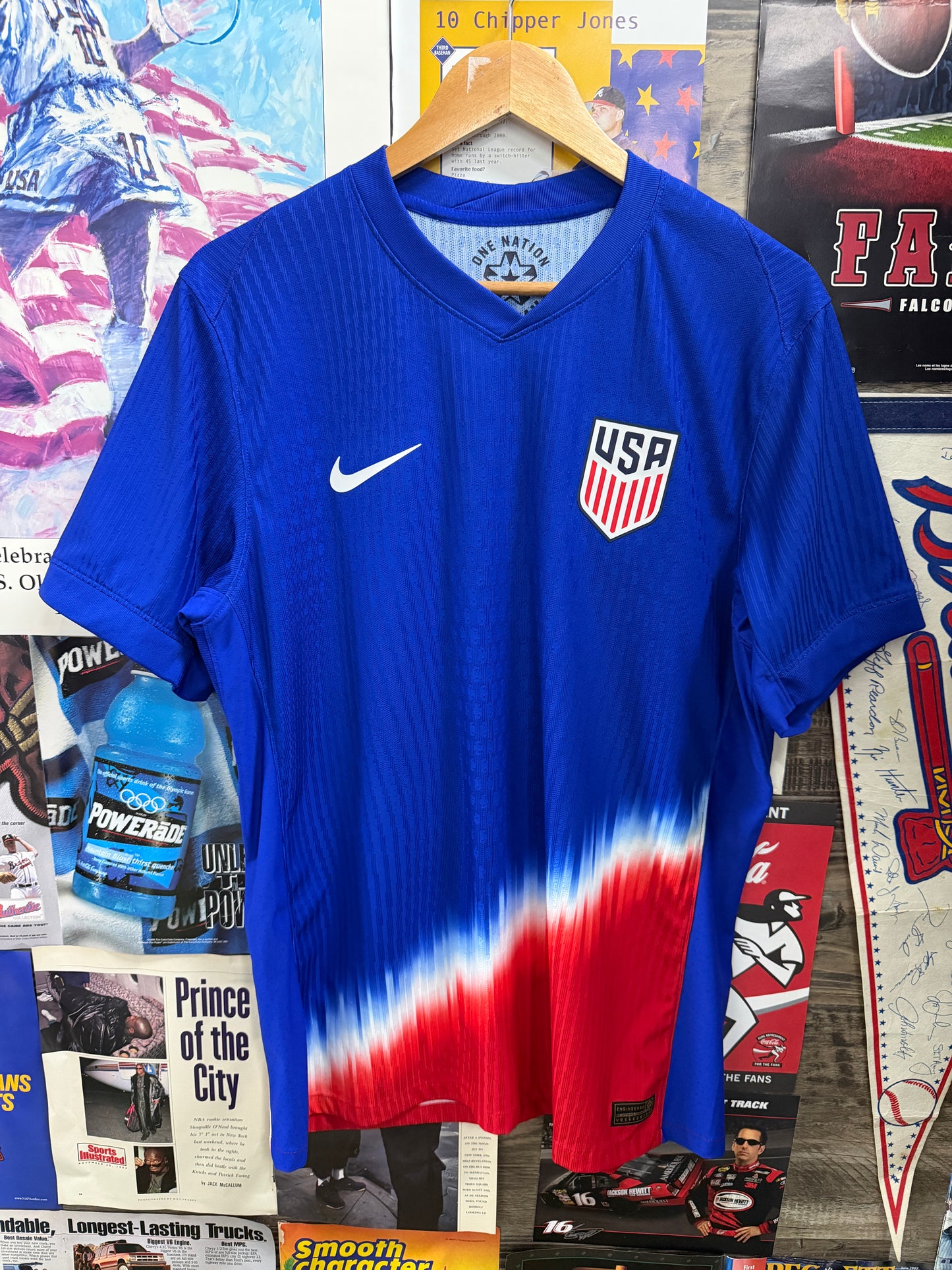 L - Nike USA Soccer 2024 Away Authentic Jersey
