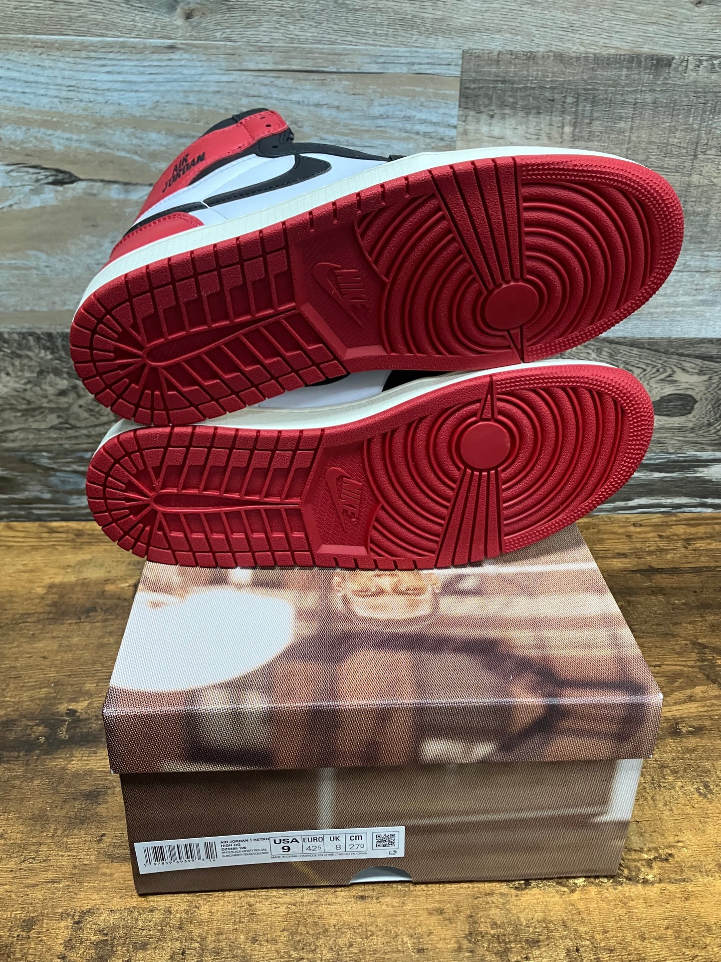 Air Jordan Black Toe Size 9