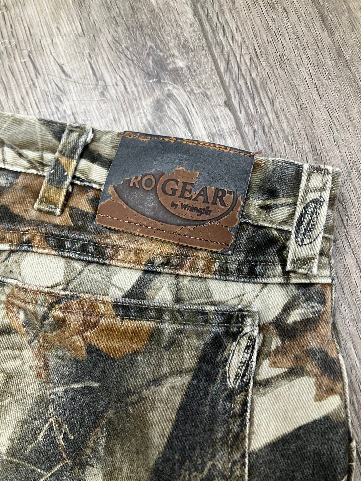 44-ProGear Wrangler Woodland Camo Jeans