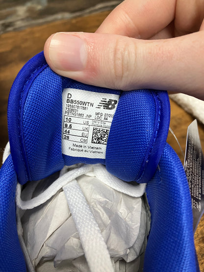 New Balance 550 Lakers Size 10