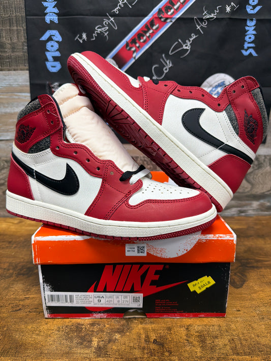 9-Air Jordan 1 Retro High Chicago Lost and Found