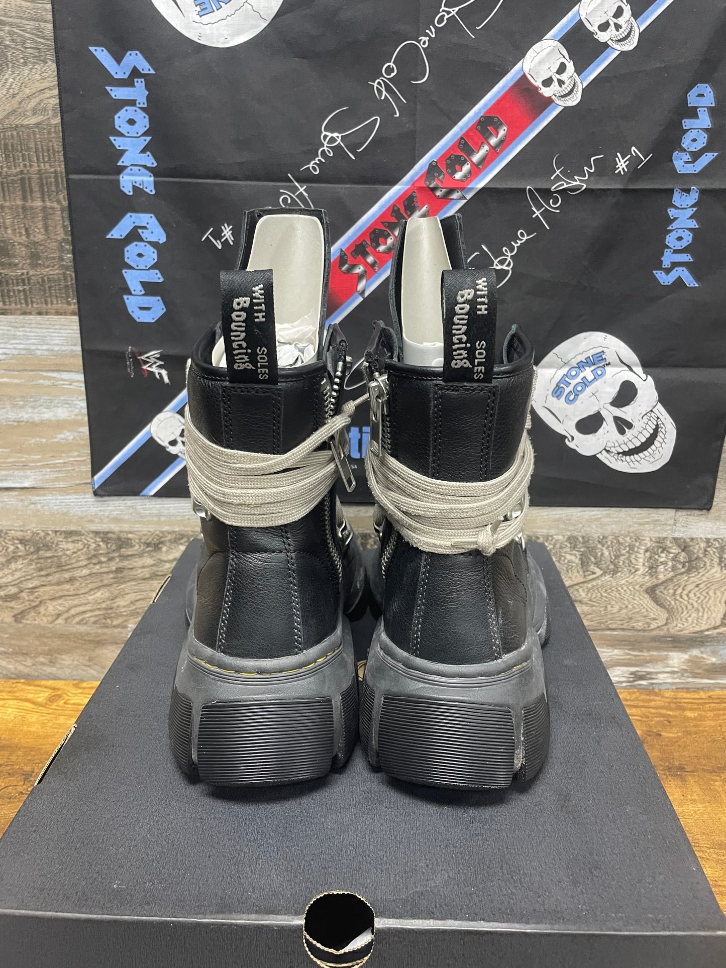 10 - Rick Owens x Dr. Martens 1460 DMXL boots