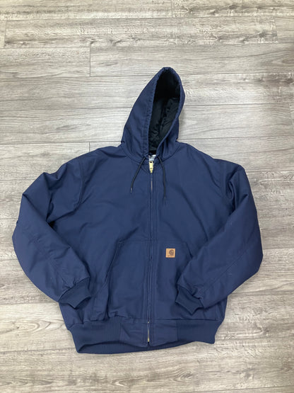 Carhartt Navy Work Jacket Size XL