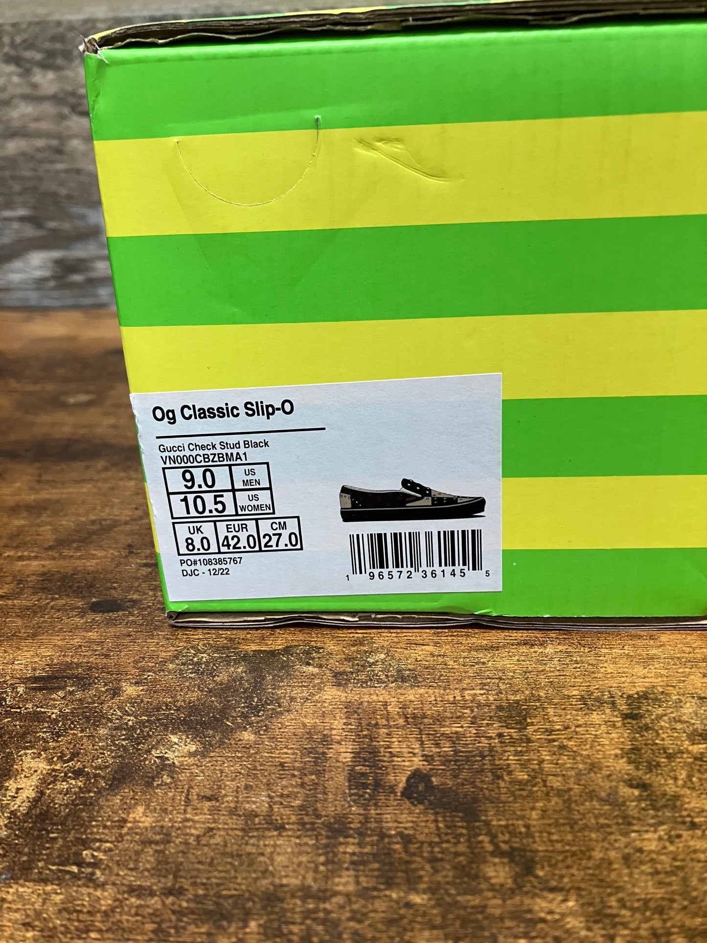 9-Gucci Vault Vans Slip On LS Patchwork