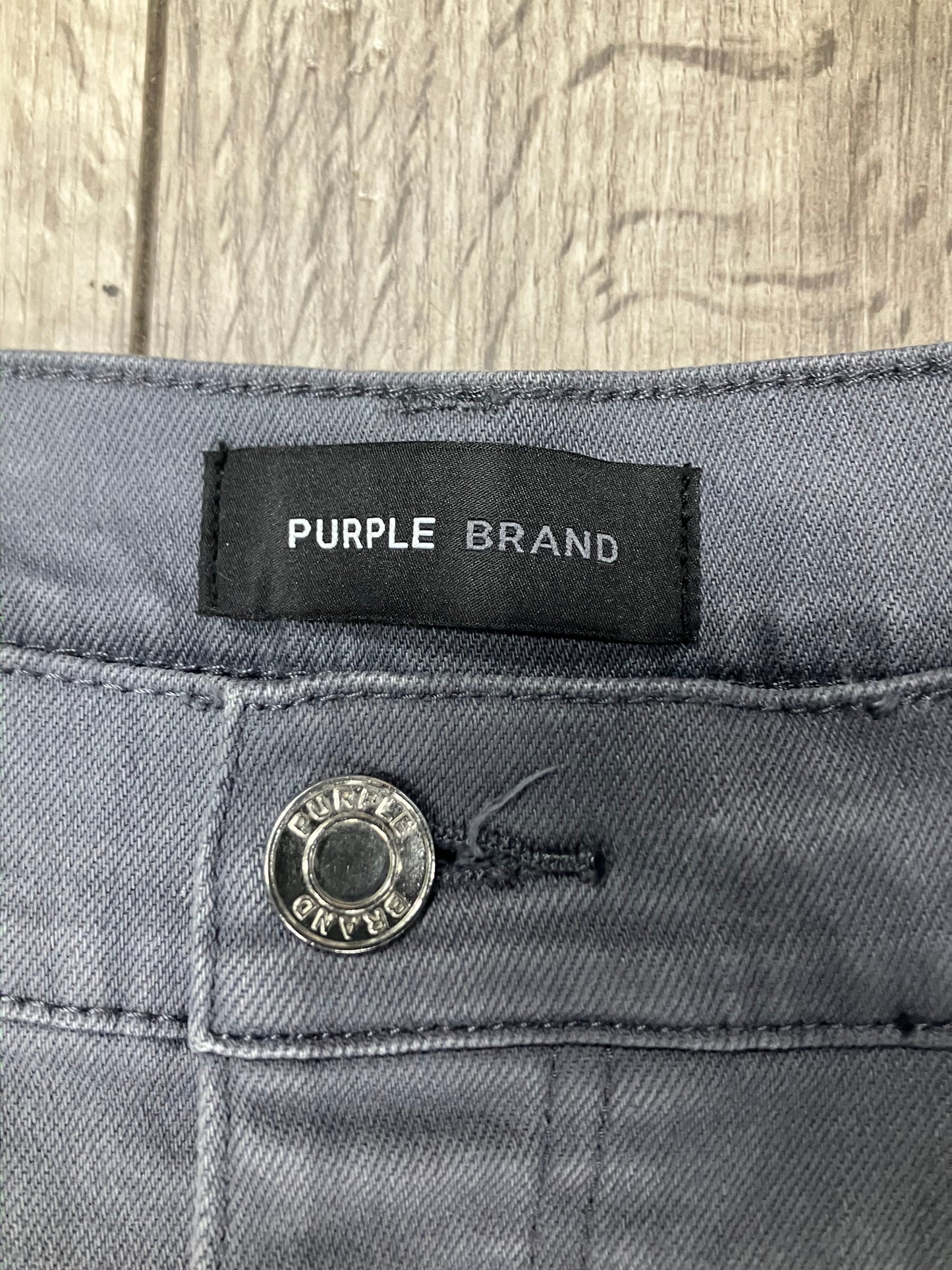 33- Purple Brand Grey Faded Skinny Denim