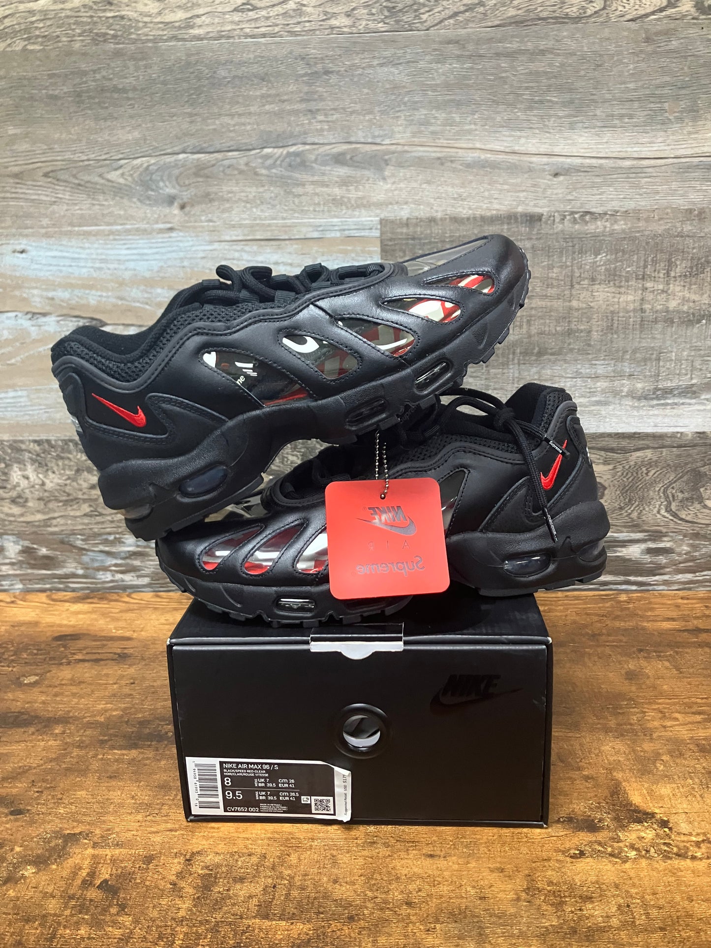 Airmax 96 Supreme Black Size 8