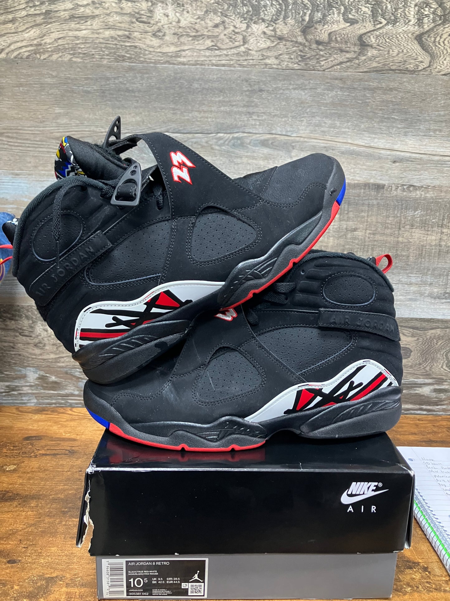 Jordan 8 Playoffs Size 10.5