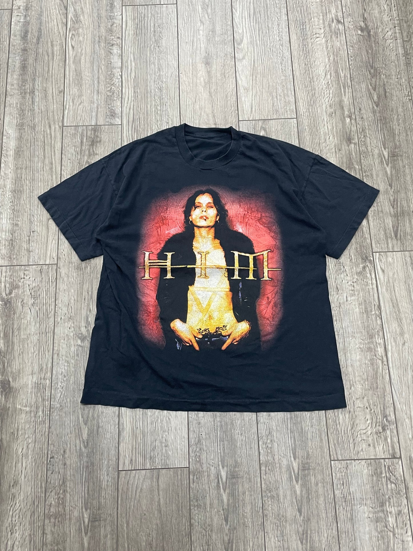 HIM Band Tee Size Large