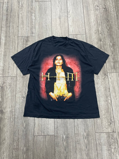 HIM Band Tee Size Large