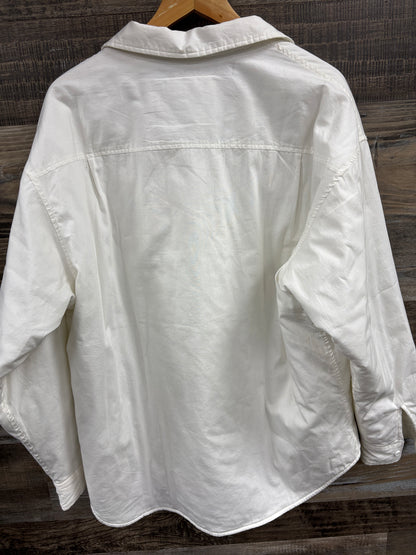 M- Supreme Margiela MM6 padded white shirt