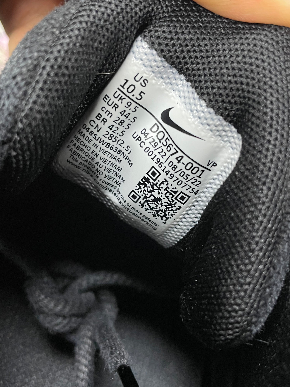 10.5 - Nike Air Penny 2 Stussy Black