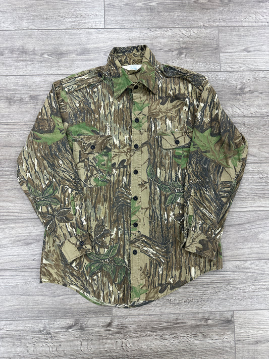 Camo Button up Size L