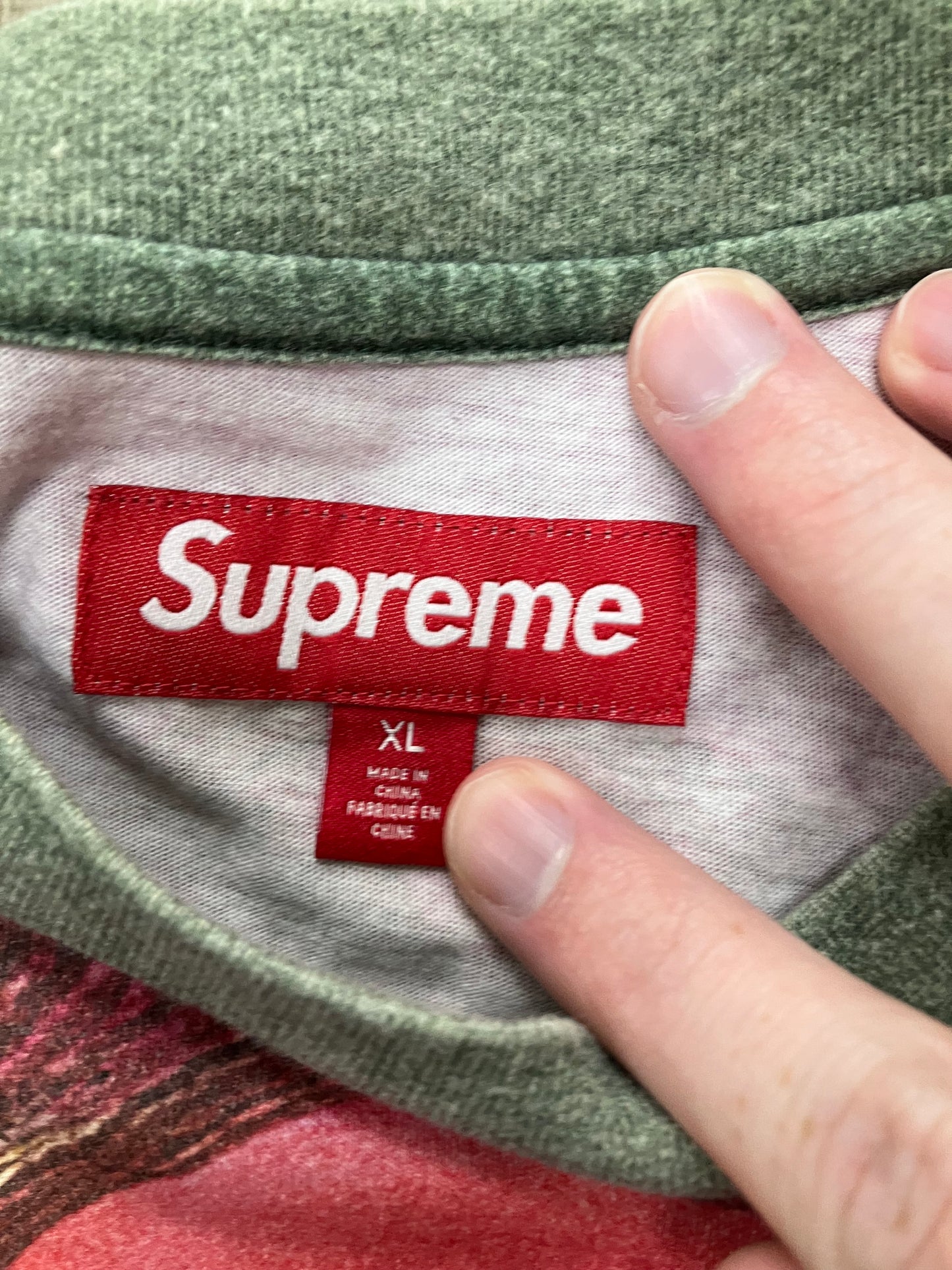 Supreme Paint Long Sleeve Size XL