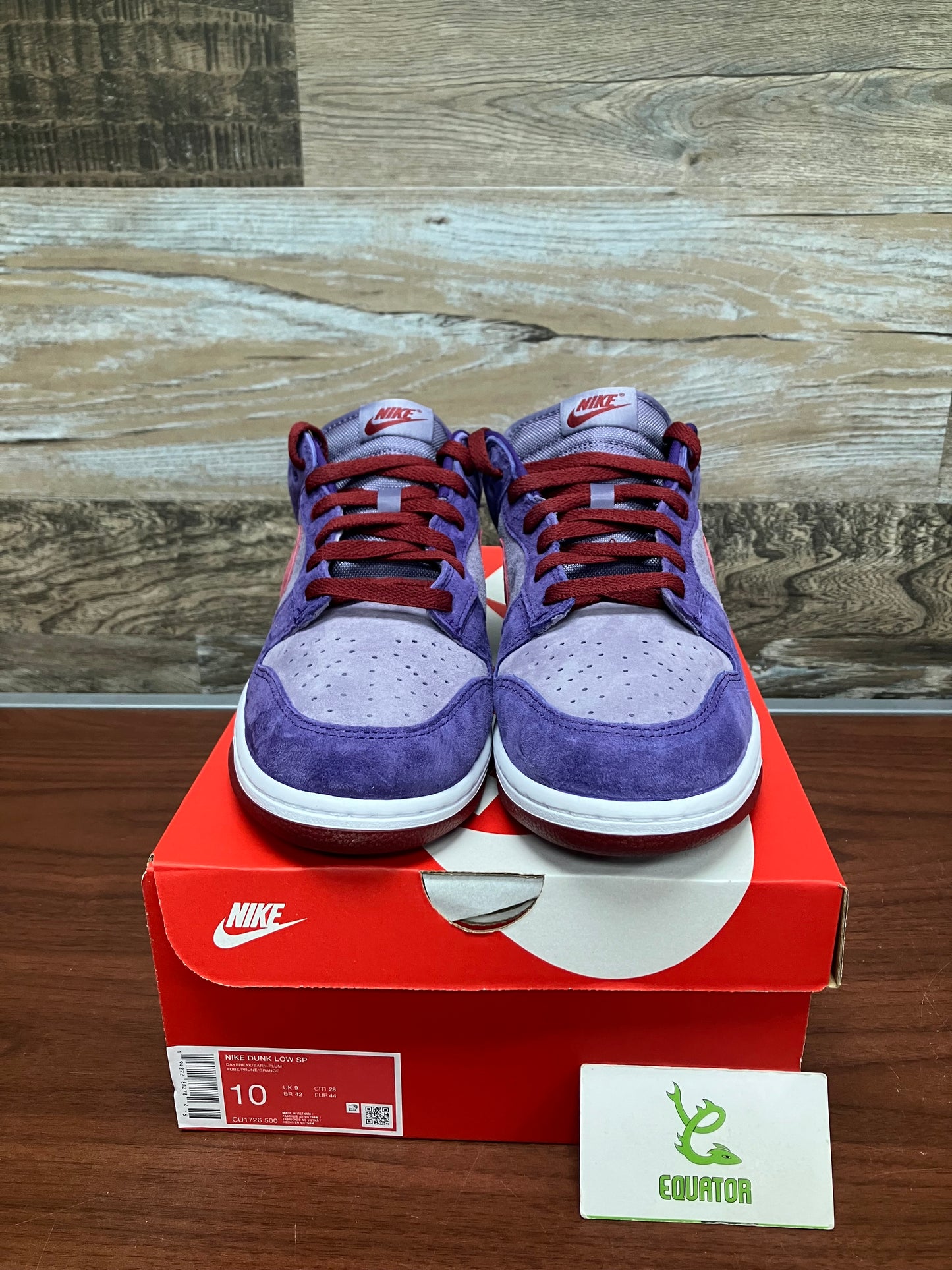 Dunk Low Plum Size 10