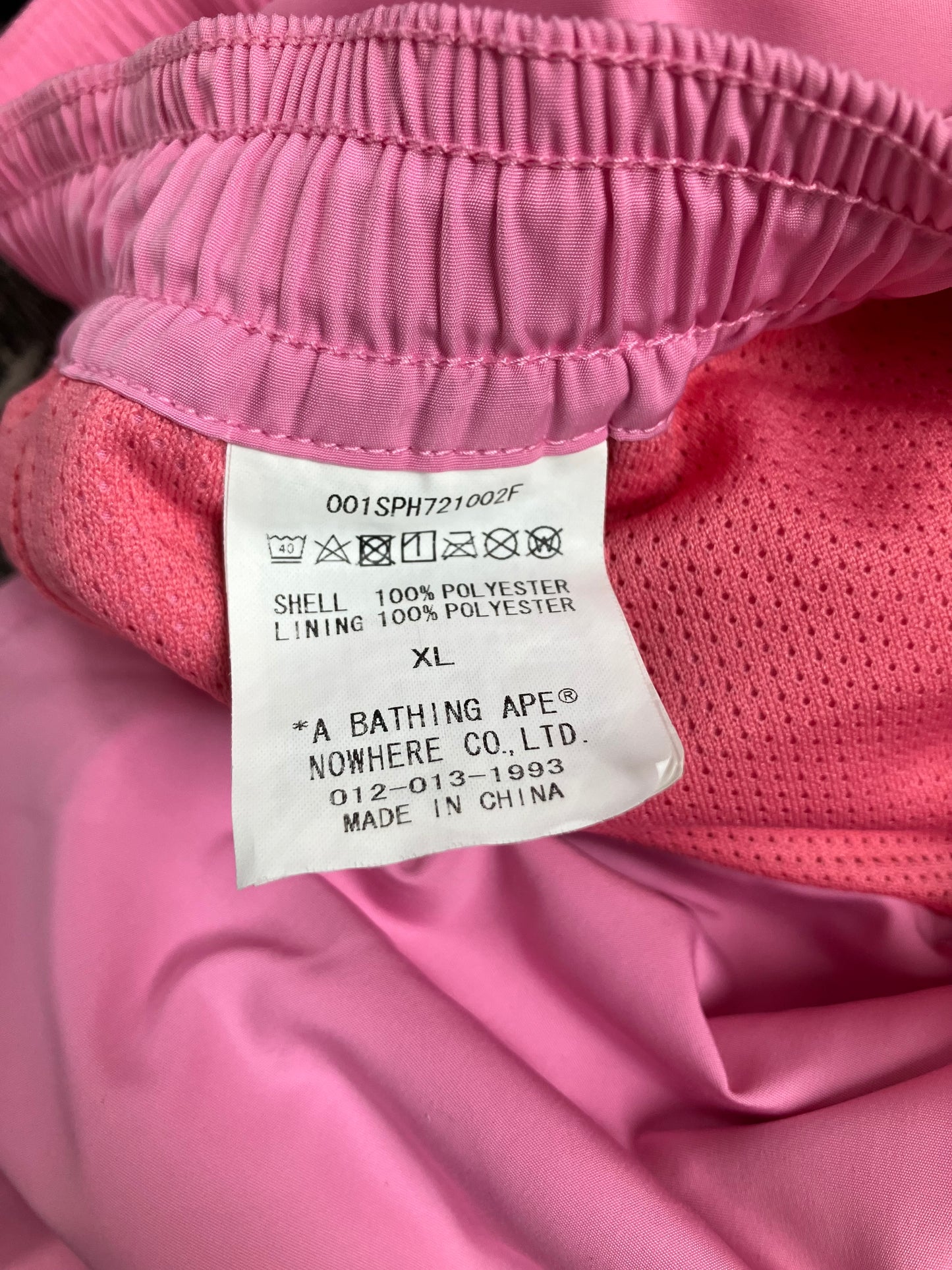 Bape Pink Shorts Size XL