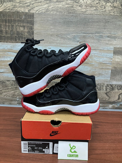 Jordan 11 Bred Size 6Y