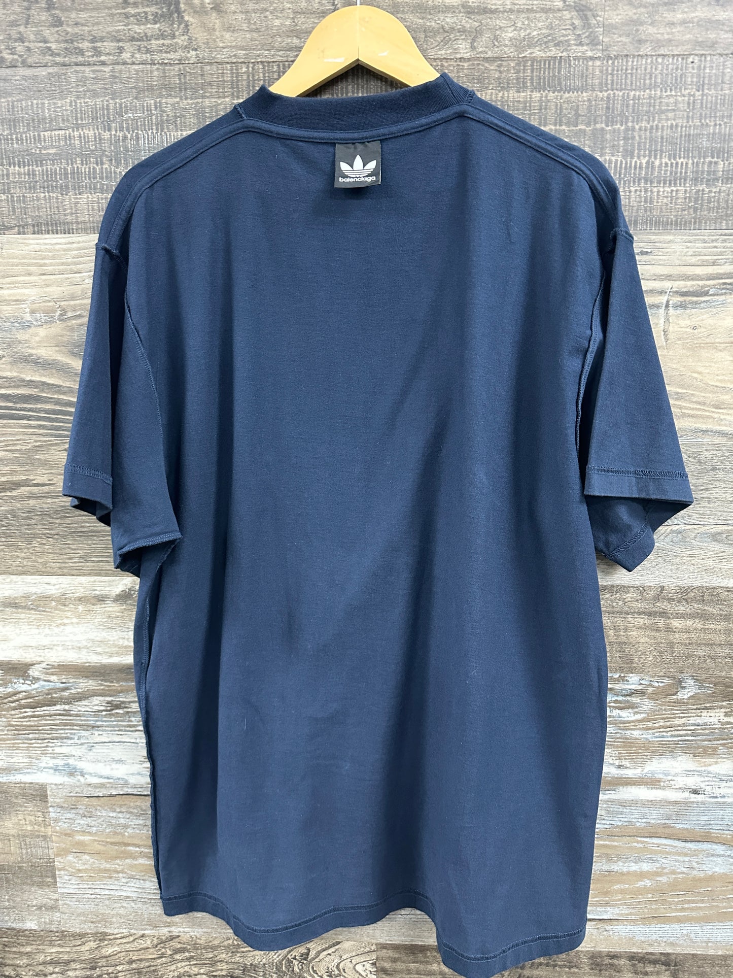 XL - Balenciaga Adidas Navy Tee