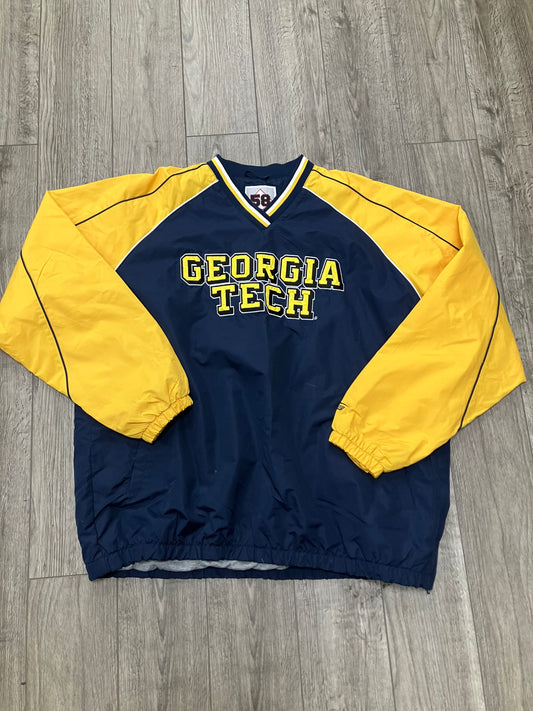 Georgia Tech Pullover Jacket Size L
