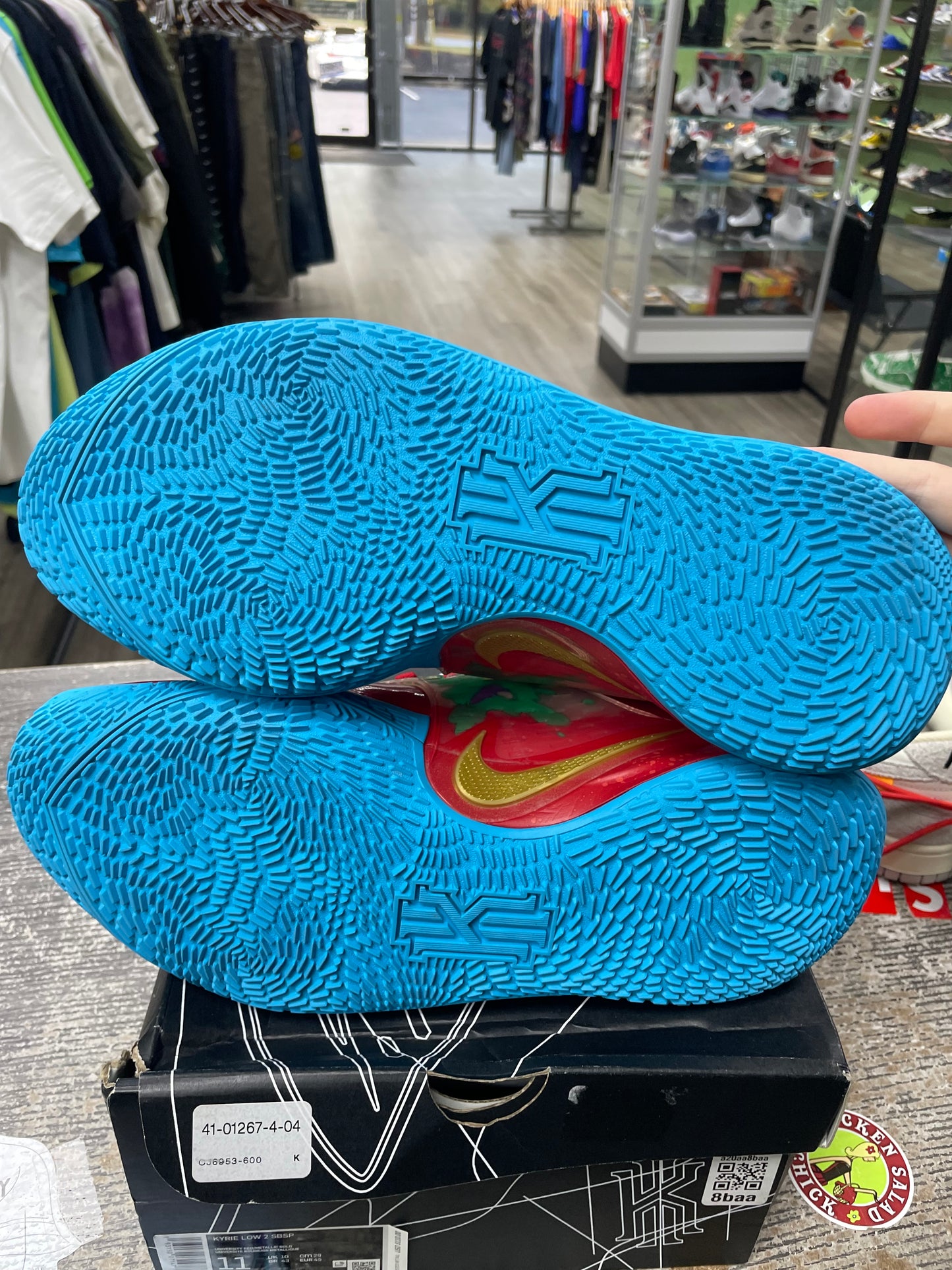 Nike Kyrie 2 SpongeBob Mr Krabs Size 11