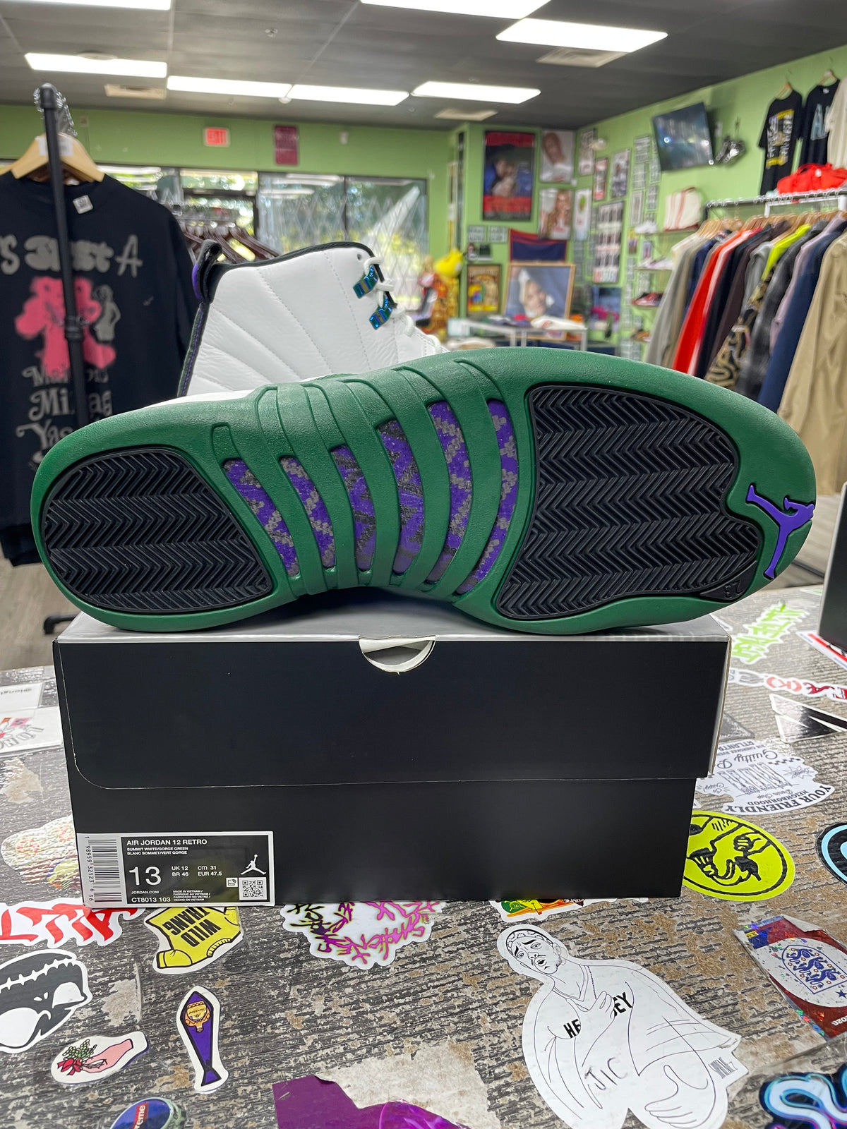 13 - Jordan 12 Bucks New
