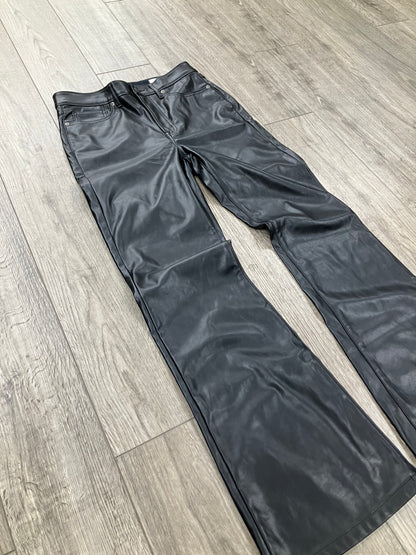 Gap Leather Flare Jeans 29 x 32