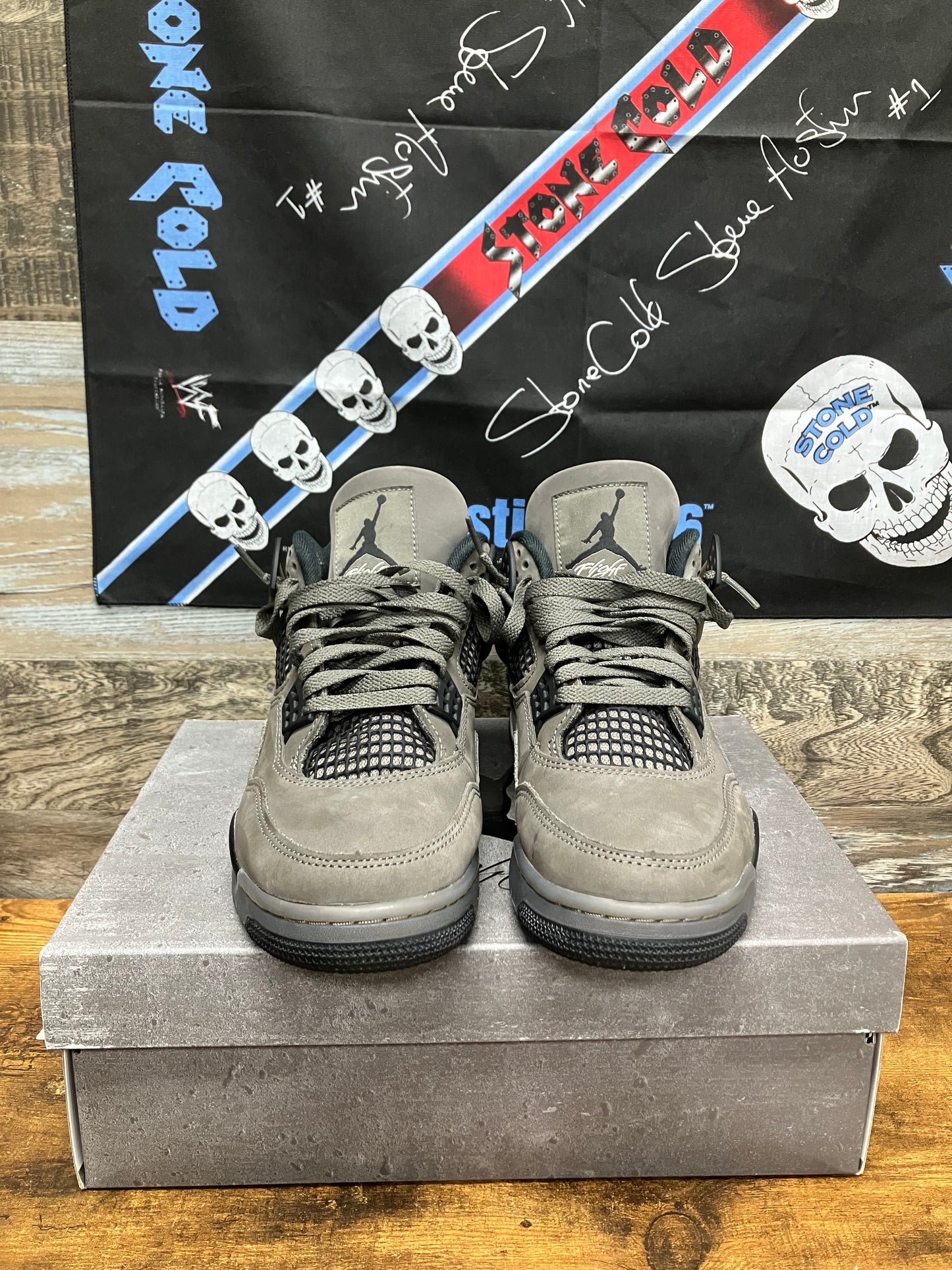 Jordan Retro 4 Basketball "Cave Stone" 9