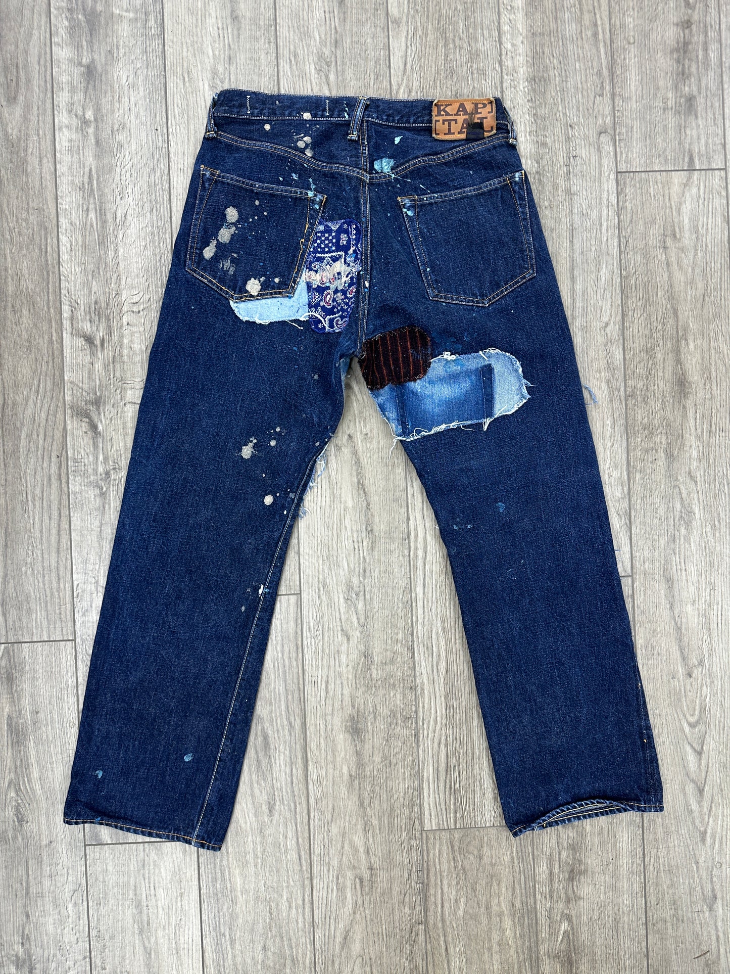 Kapital Patchwork boro Denim Size 31x28