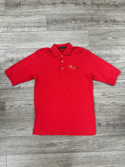 Coogi red polo L