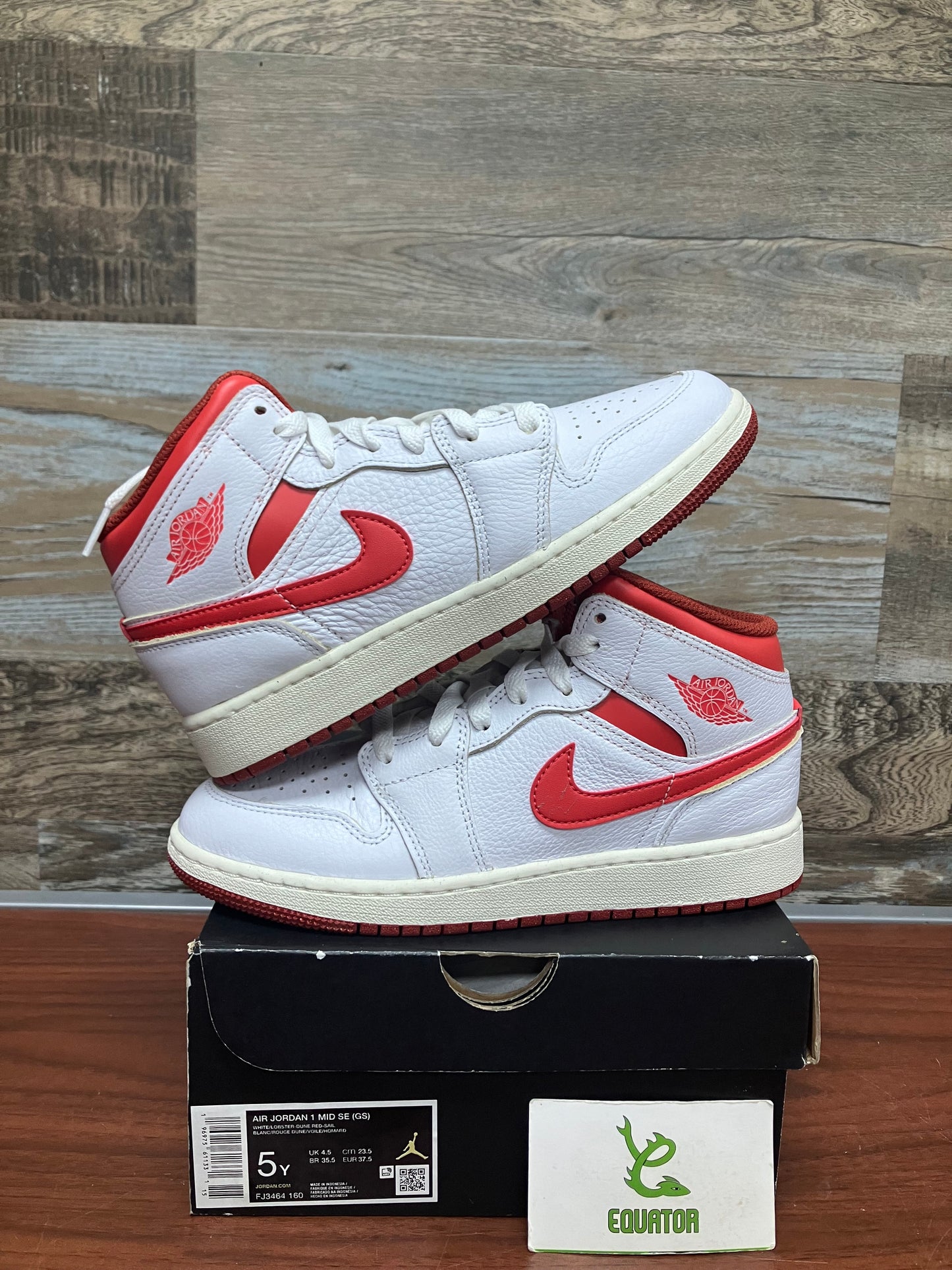 Jordan 1 Mid White Dune Size