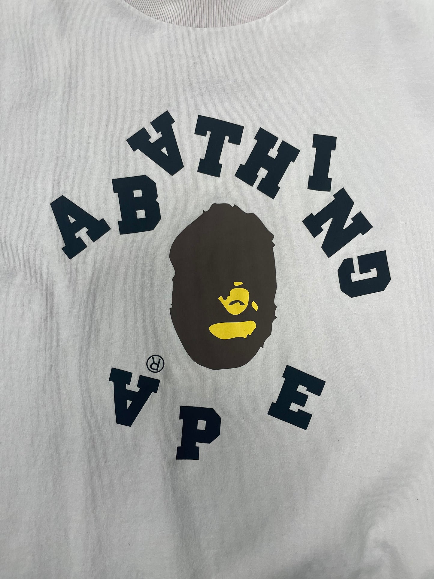 A Bathing Ape Broken College Tee L