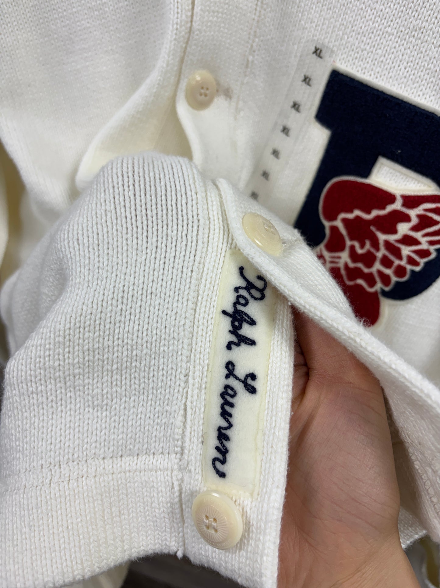 XL- Polo Ralph Lauren P wing Cardigan