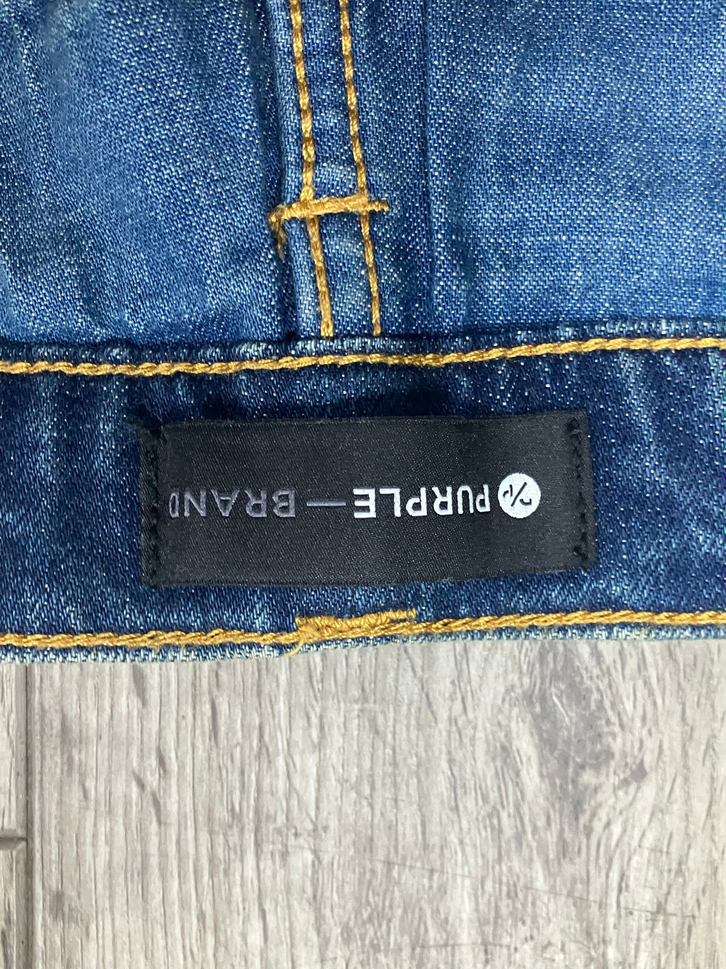 33- Purple Brand Dark Acid Wash Denim