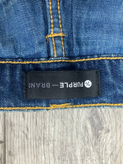 33- Purple Brand Dark Acid Wash Denim